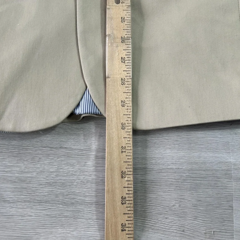 NEW Apt 9 Suit Jacket‎ Mens 40 Beige Cotton Poly Stretch Extra Slim Fit